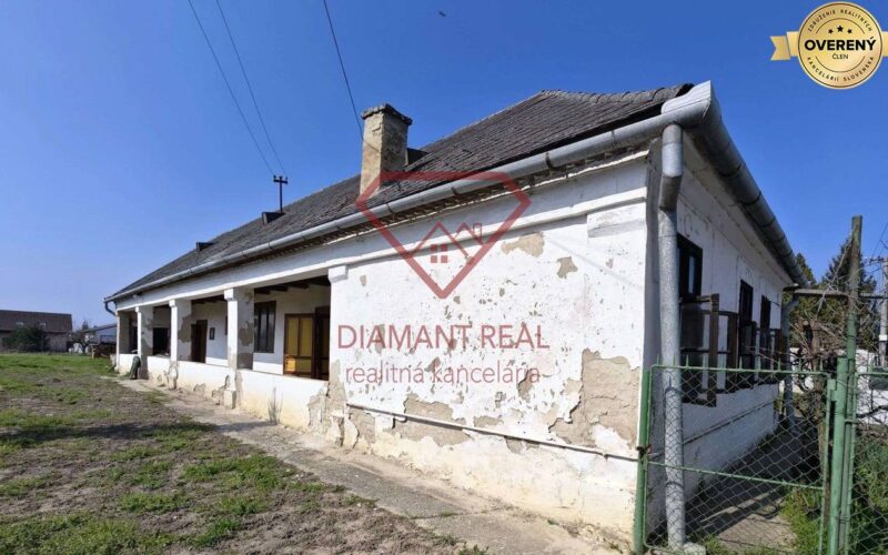 Na predaj rodinný dom v Tvrdošovciach.